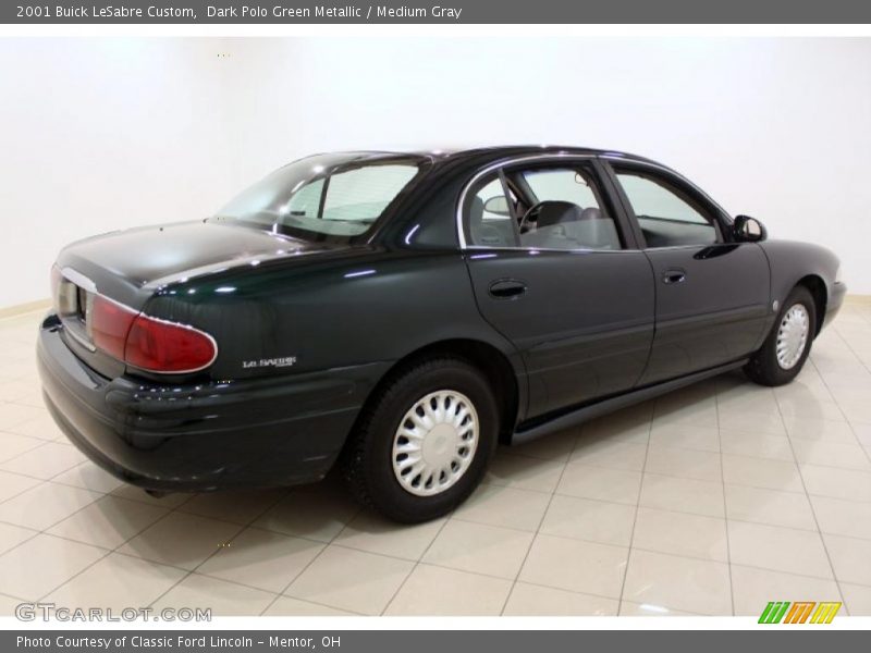 Dark Polo Green Metallic / Medium Gray 2001 Buick LeSabre Custom