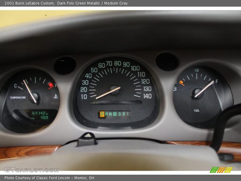 Dark Polo Green Metallic / Medium Gray 2001 Buick LeSabre Custom