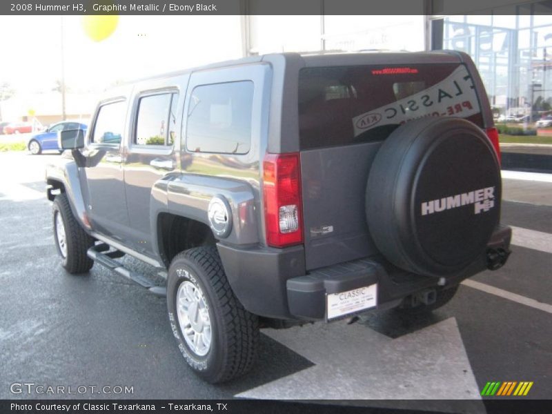 Graphite Metallic / Ebony Black 2008 Hummer H3