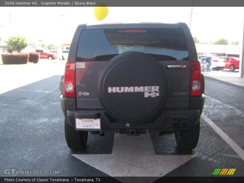 Graphite Metallic / Ebony Black 2008 Hummer H3