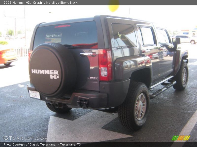 Graphite Metallic / Ebony Black 2008 Hummer H3