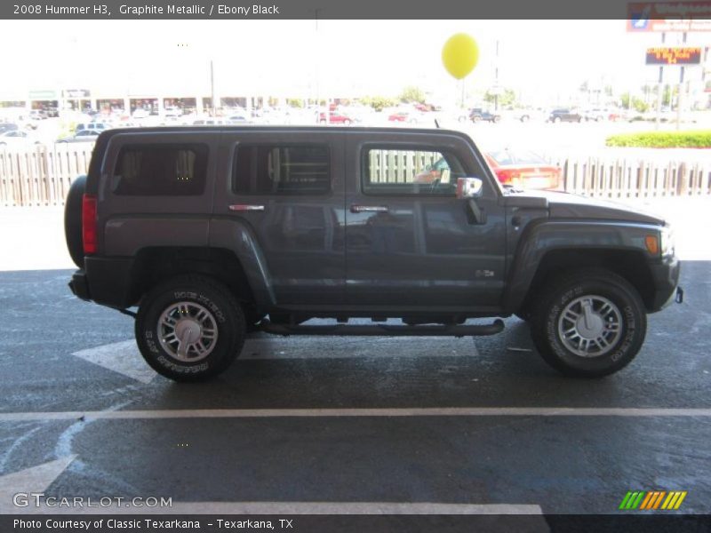 Graphite Metallic / Ebony Black 2008 Hummer H3