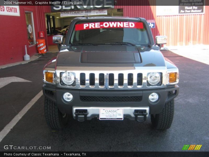 Graphite Metallic / Ebony Black 2008 Hummer H3