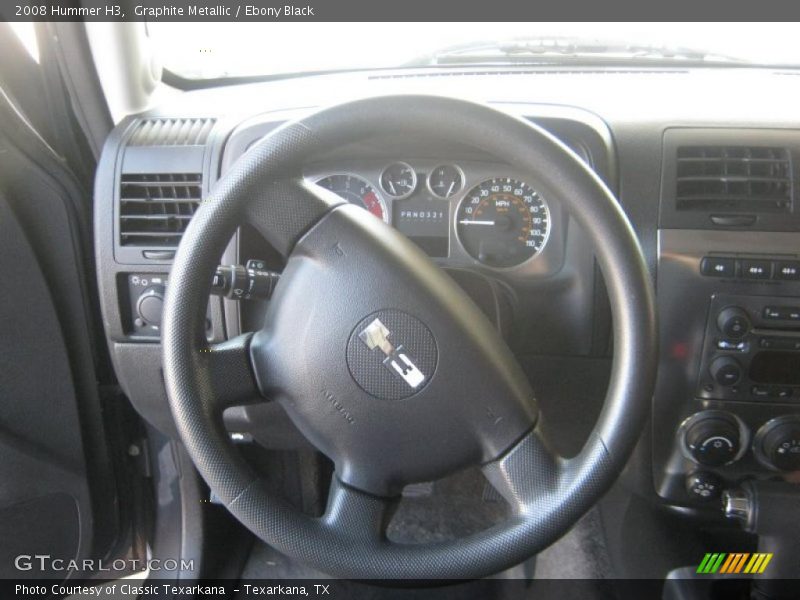 Graphite Metallic / Ebony Black 2008 Hummer H3