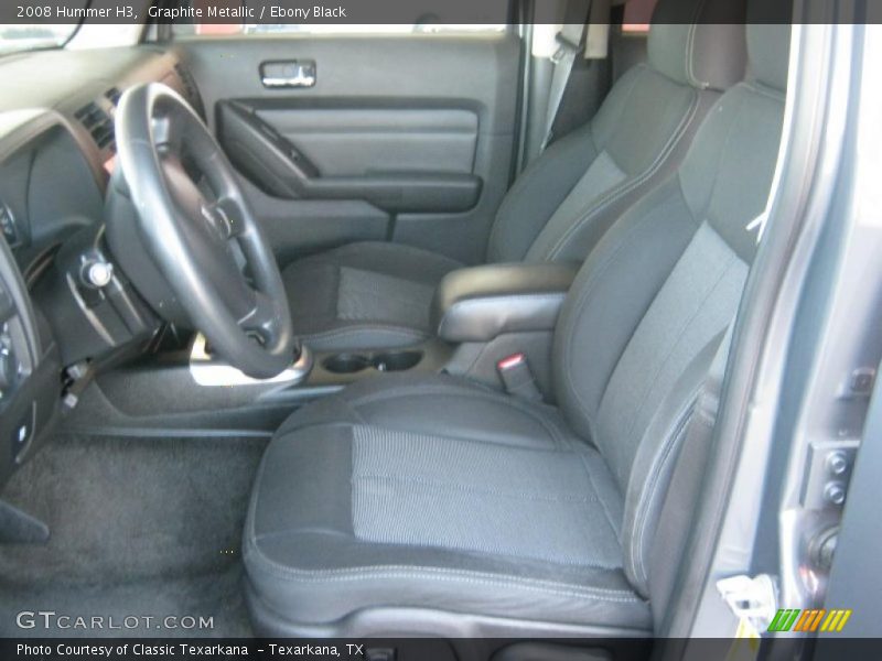 Graphite Metallic / Ebony Black 2008 Hummer H3