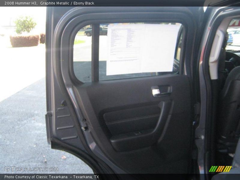 Graphite Metallic / Ebony Black 2008 Hummer H3