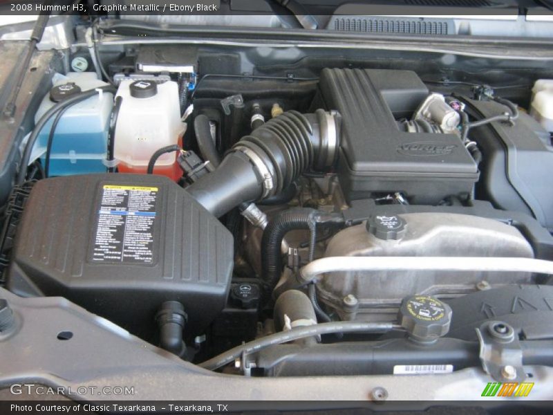 Graphite Metallic / Ebony Black 2008 Hummer H3