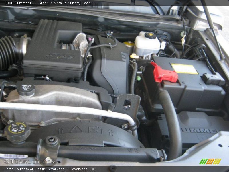 Graphite Metallic / Ebony Black 2008 Hummer H3