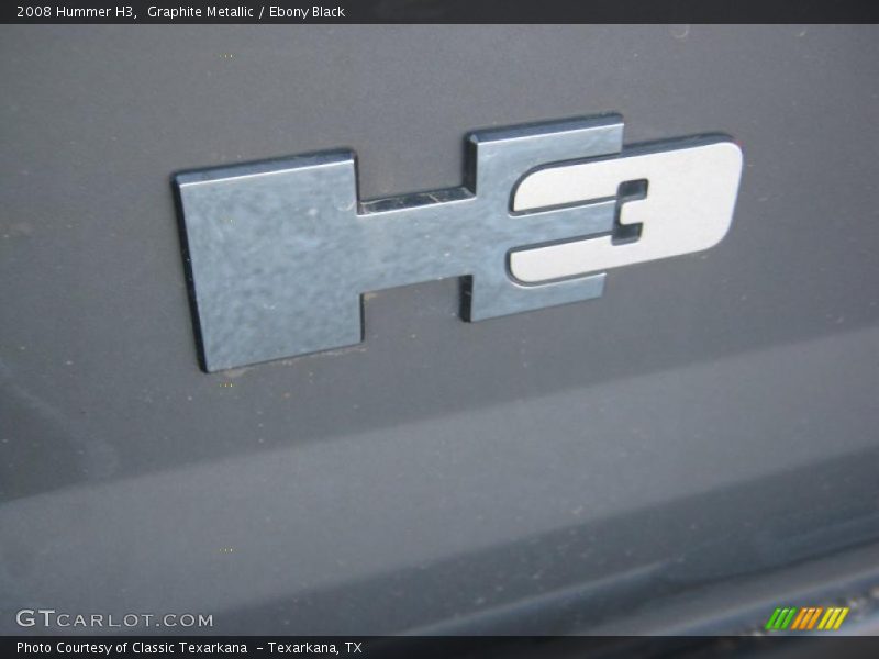 Graphite Metallic / Ebony Black 2008 Hummer H3