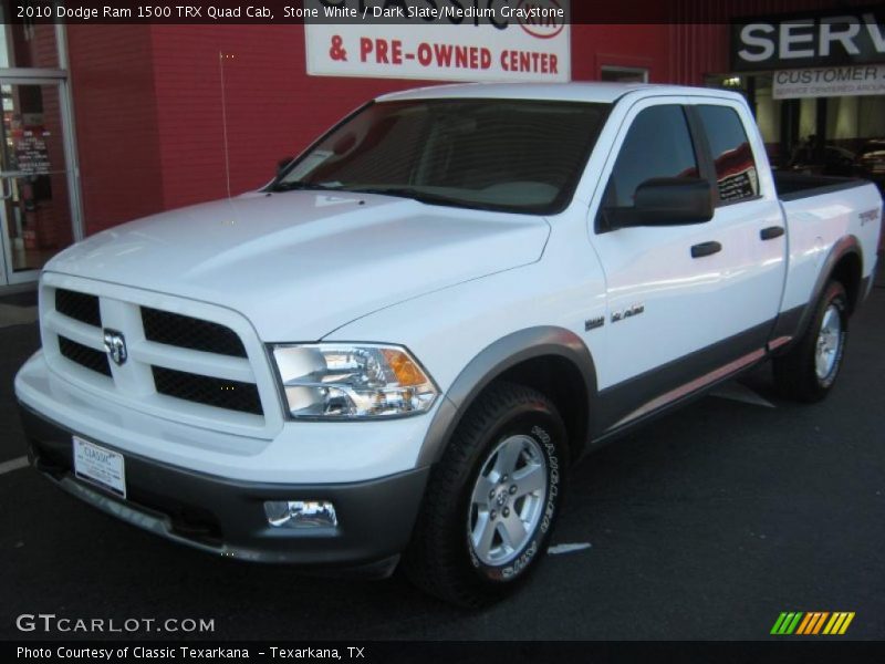 Stone White / Dark Slate/Medium Graystone 2010 Dodge Ram 1500 TRX Quad Cab