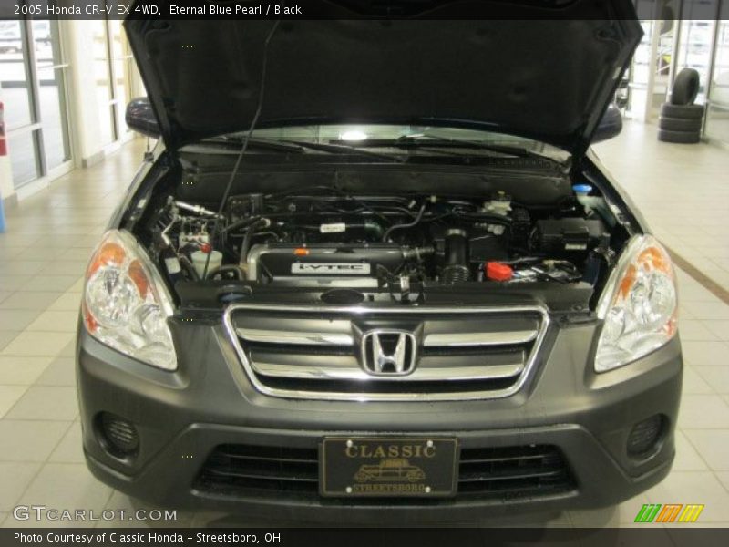 Eternal Blue Pearl / Black 2005 Honda CR-V EX 4WD