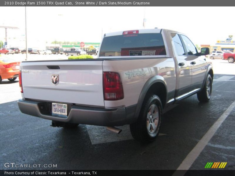 Stone White / Dark Slate/Medium Graystone 2010 Dodge Ram 1500 TRX Quad Cab