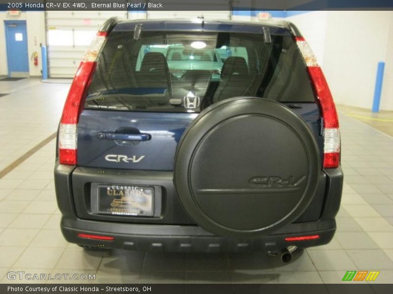 Eternal Blue Pearl / Black 2005 Honda CR-V EX 4WD
