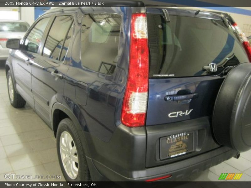 Eternal Blue Pearl / Black 2005 Honda CR-V EX 4WD