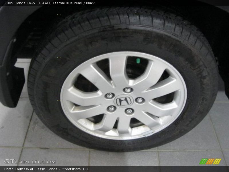 Eternal Blue Pearl / Black 2005 Honda CR-V EX 4WD