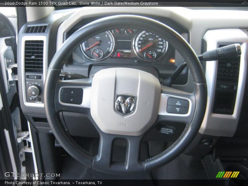 Stone White / Dark Slate/Medium Graystone 2010 Dodge Ram 1500 TRX Quad Cab