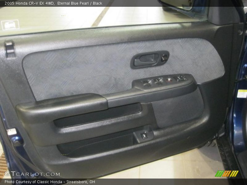 Eternal Blue Pearl / Black 2005 Honda CR-V EX 4WD