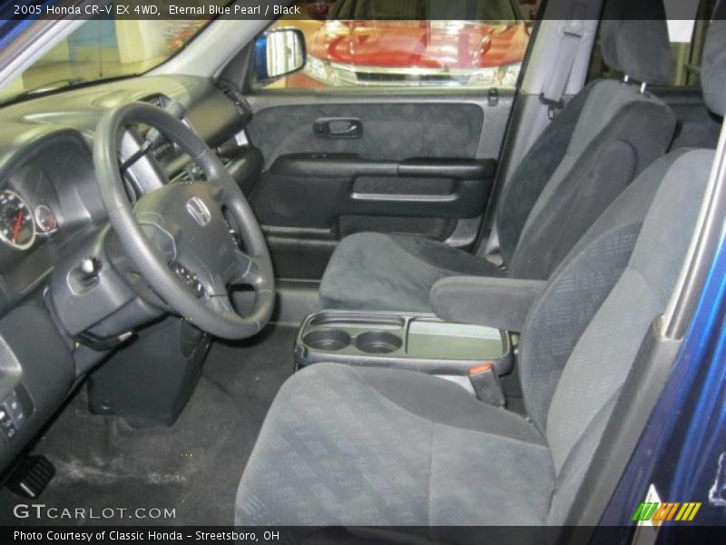 Eternal Blue Pearl / Black 2005 Honda CR-V EX 4WD