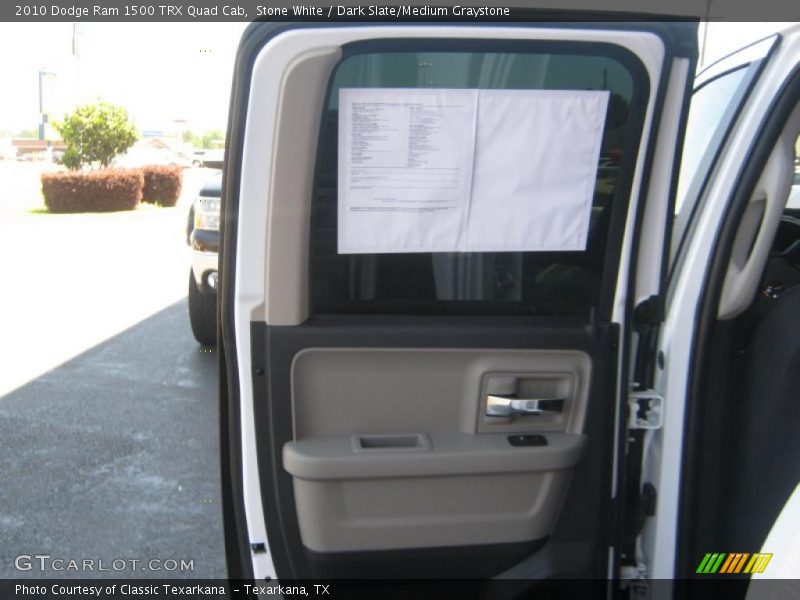 Stone White / Dark Slate/Medium Graystone 2010 Dodge Ram 1500 TRX Quad Cab
