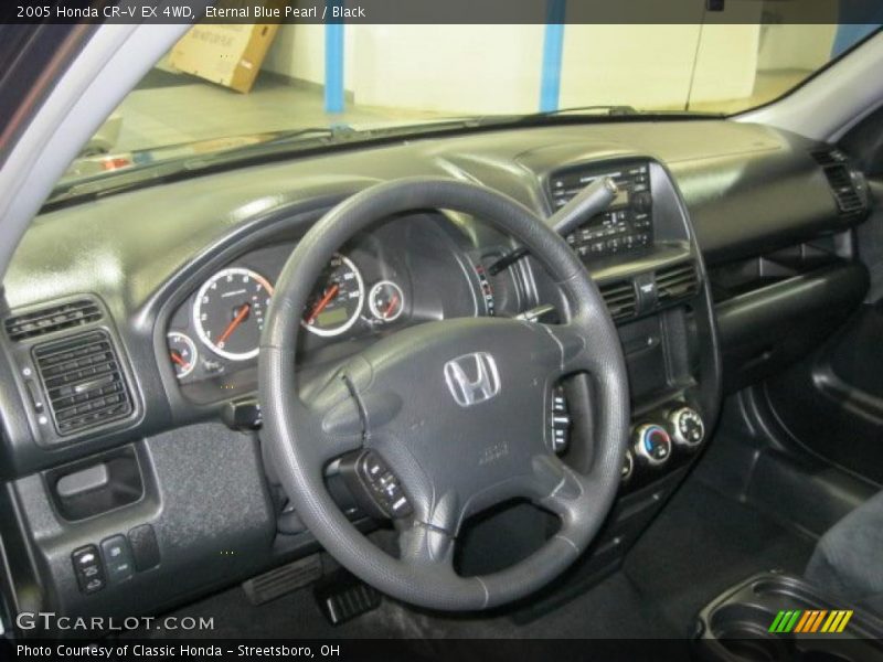 Eternal Blue Pearl / Black 2005 Honda CR-V EX 4WD