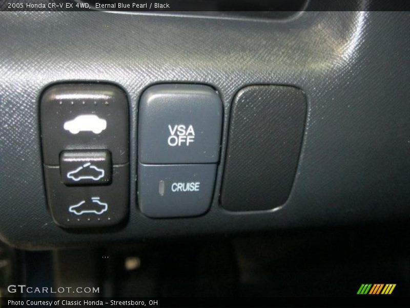Eternal Blue Pearl / Black 2005 Honda CR-V EX 4WD