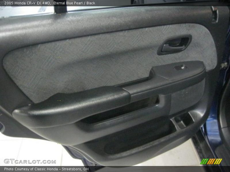 Eternal Blue Pearl / Black 2005 Honda CR-V EX 4WD