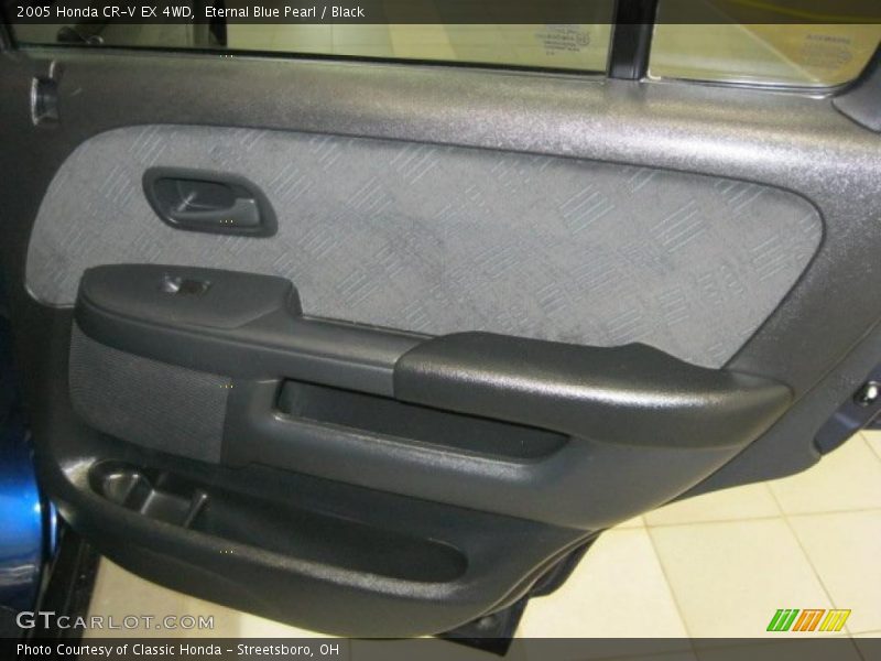 Eternal Blue Pearl / Black 2005 Honda CR-V EX 4WD