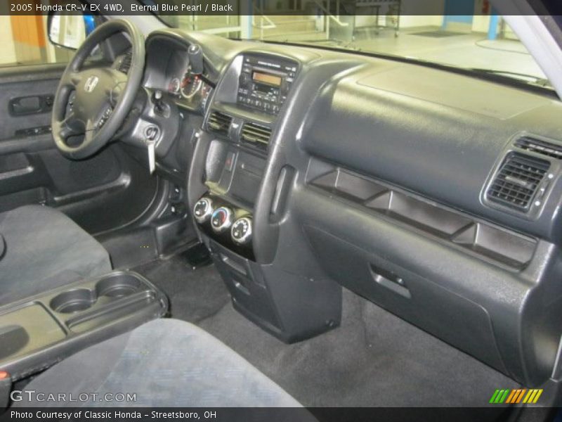 Eternal Blue Pearl / Black 2005 Honda CR-V EX 4WD