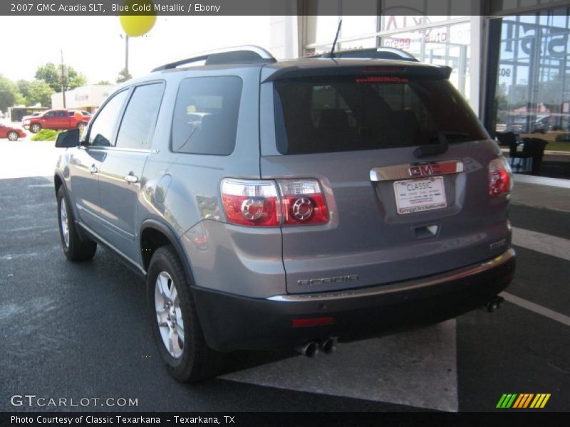 Blue Gold Metallic / Ebony 2007 GMC Acadia SLT