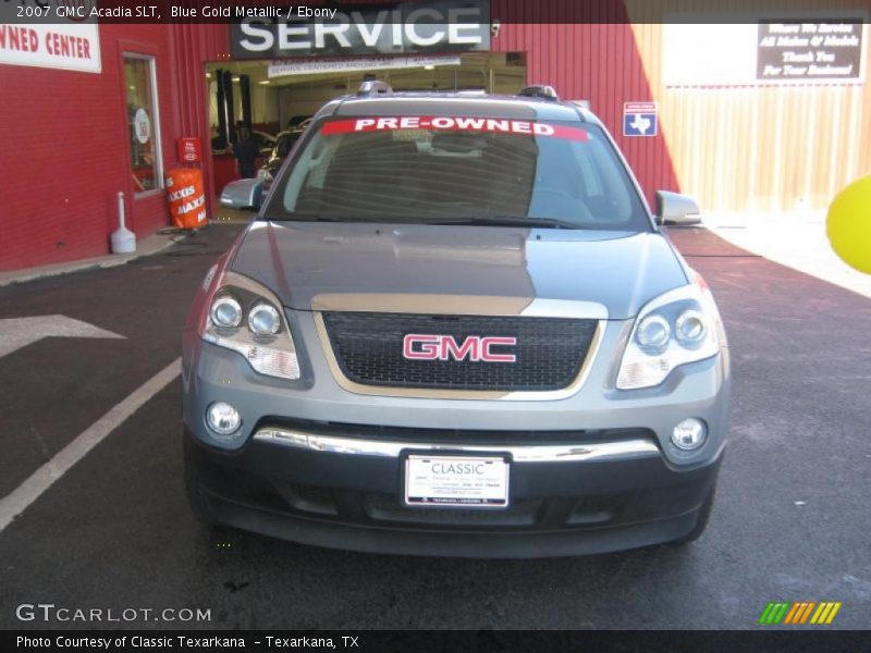 Blue Gold Metallic / Ebony 2007 GMC Acadia SLT