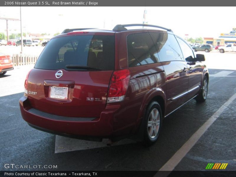 Red Brawn Metallic / Beige 2006 Nissan Quest 3.5 SL