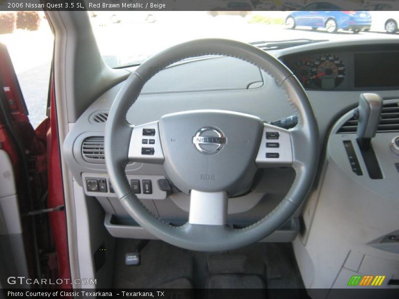 Red Brawn Metallic / Beige 2006 Nissan Quest 3.5 SL
