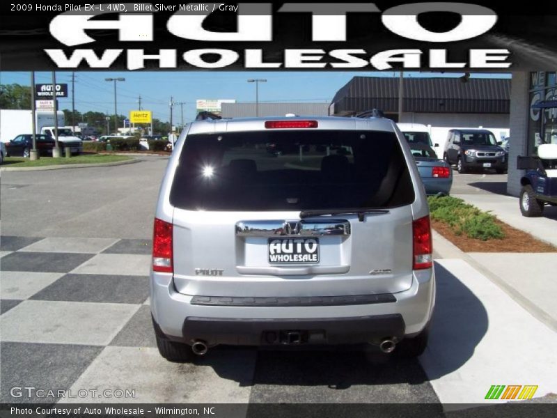 Billet Silver Metallic / Gray 2009 Honda Pilot EX-L 4WD