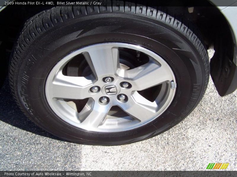 Billet Silver Metallic / Gray 2009 Honda Pilot EX-L 4WD