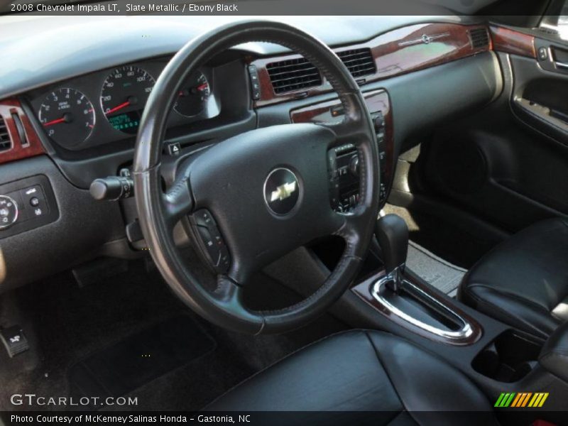 Slate Metallic / Ebony Black 2008 Chevrolet Impala LT