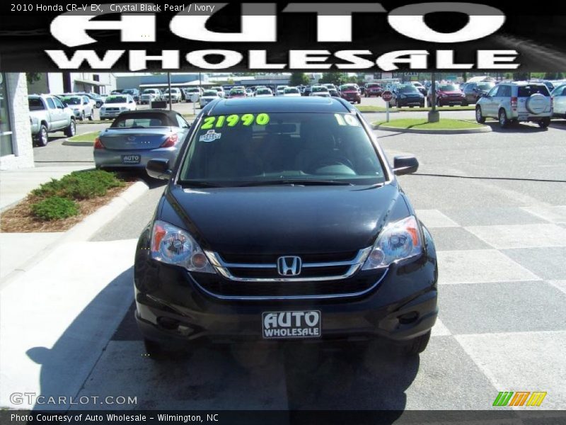 Crystal Black Pearl / Ivory 2010 Honda CR-V EX
