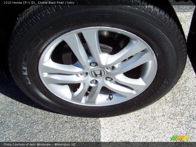 Crystal Black Pearl / Ivory 2010 Honda CR-V EX