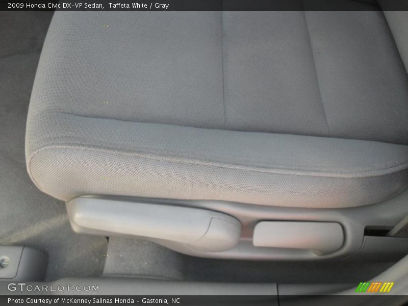 Taffeta White / Gray 2009 Honda Civic DX-VP Sedan