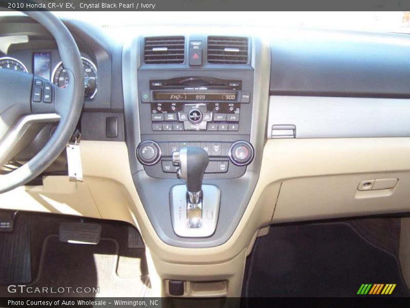 Crystal Black Pearl / Ivory 2010 Honda CR-V EX