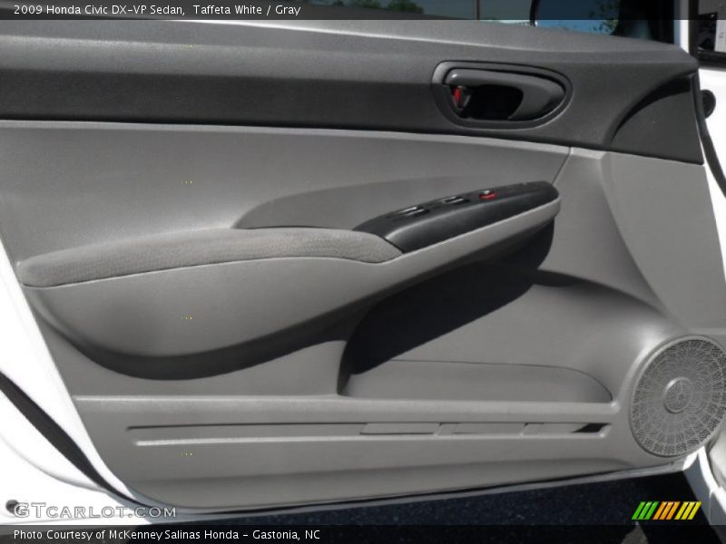 Taffeta White / Gray 2009 Honda Civic DX-VP Sedan