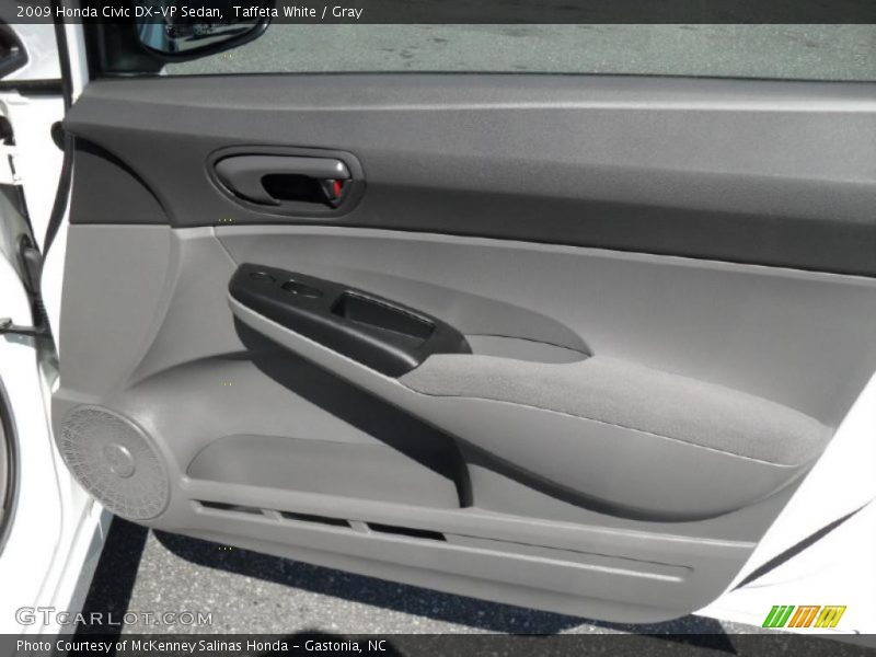 Taffeta White / Gray 2009 Honda Civic DX-VP Sedan