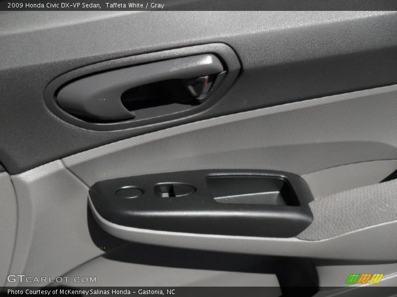Taffeta White / Gray 2009 Honda Civic DX-VP Sedan