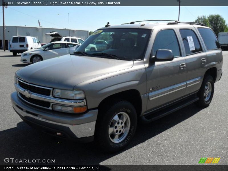 Light Pewter Metallic / Gray/Dark Charcoal 2003 Chevrolet Tahoe LT