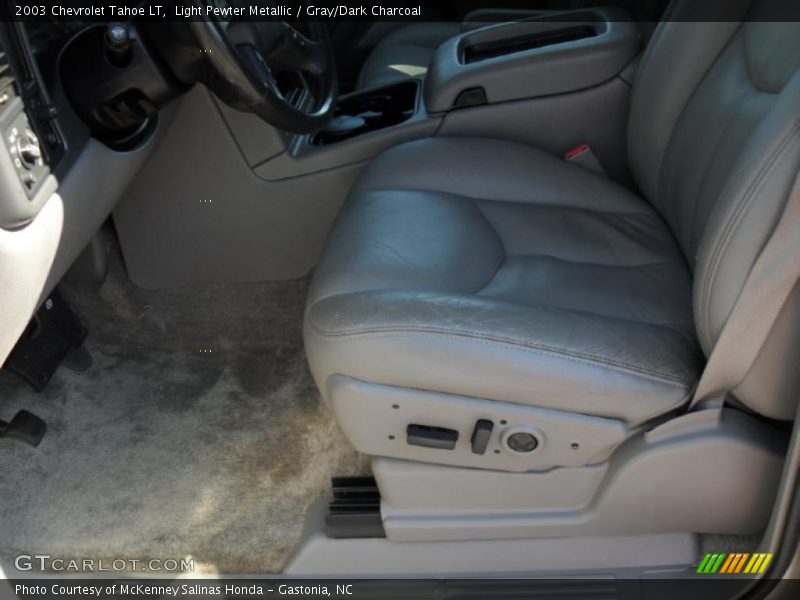 Light Pewter Metallic / Gray/Dark Charcoal 2003 Chevrolet Tahoe LT