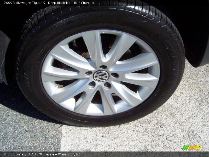 Deep Black Metallic / Charcoal 2009 Volkswagen Tiguan S