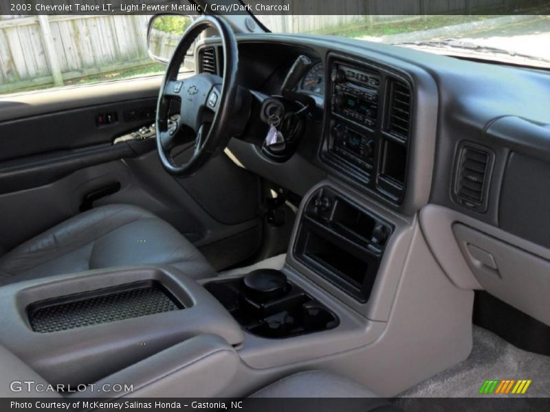 Light Pewter Metallic / Gray/Dark Charcoal 2003 Chevrolet Tahoe LT