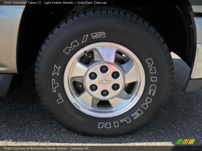 Light Pewter Metallic / Gray/Dark Charcoal 2003 Chevrolet Tahoe LT