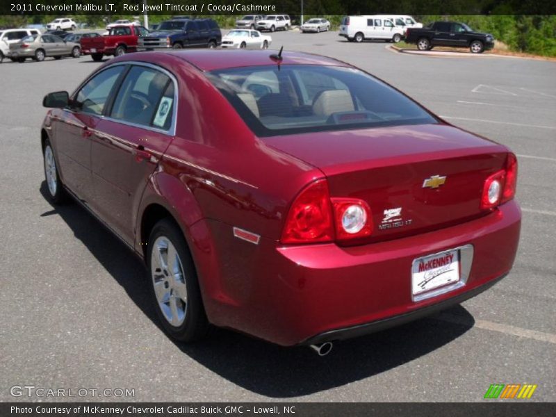 Red Jewel Tintcoat / Cocoa/Cashmere 2011 Chevrolet Malibu LT