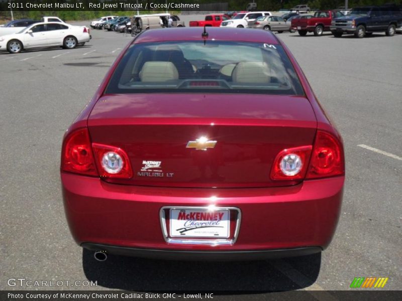 Red Jewel Tintcoat / Cocoa/Cashmere 2011 Chevrolet Malibu LT