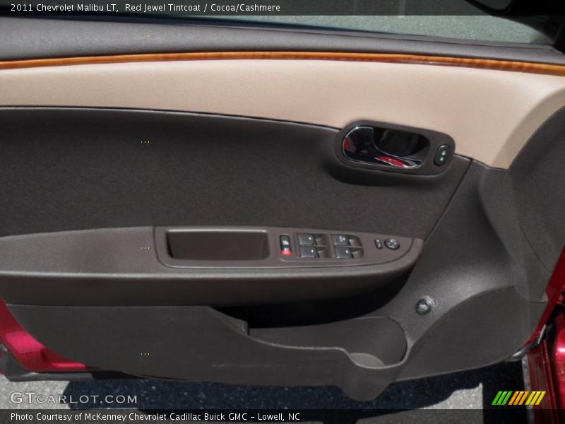 Red Jewel Tintcoat / Cocoa/Cashmere 2011 Chevrolet Malibu LT